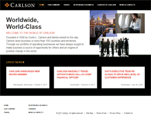 Tablet Screenshot of carlson.com